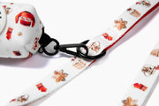 fabric leash | paw-some peppermint mocha