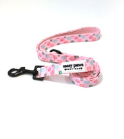 fabric leash | strawberry pink