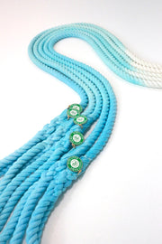 ombré rope leash | frosted blue